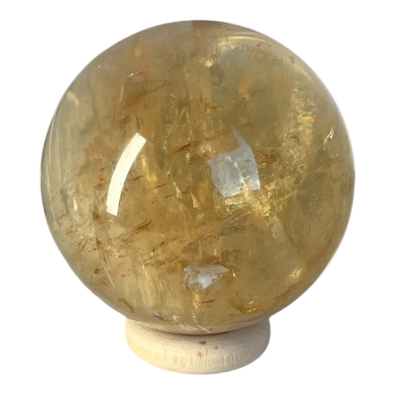 Honey Calcite Sphere