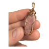 Rhodonite (local) Wire Wrapped Pendants