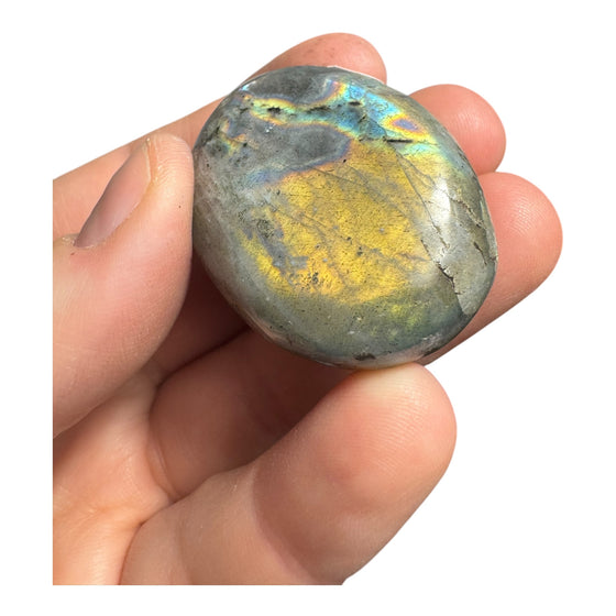 Purple Labradorite Palmstone