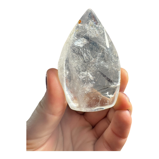 Clear Quartz Flame