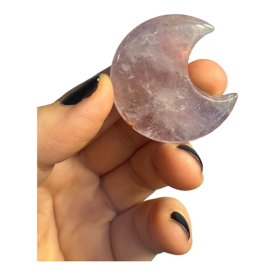 Lavender Fluorite Moon