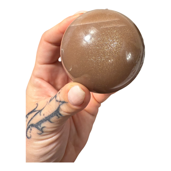 Peach Moonstone Sphere