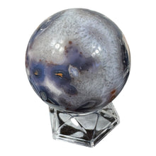  Blue Flower Agate Sphere