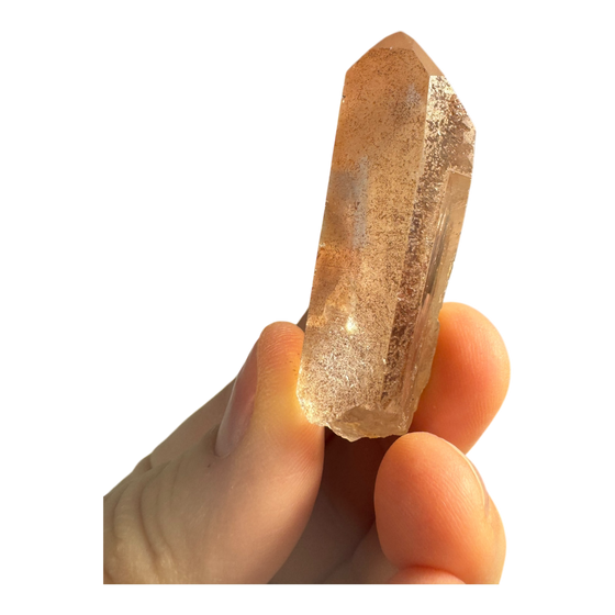 *High Quality* Peach/Mauve Quartz Points