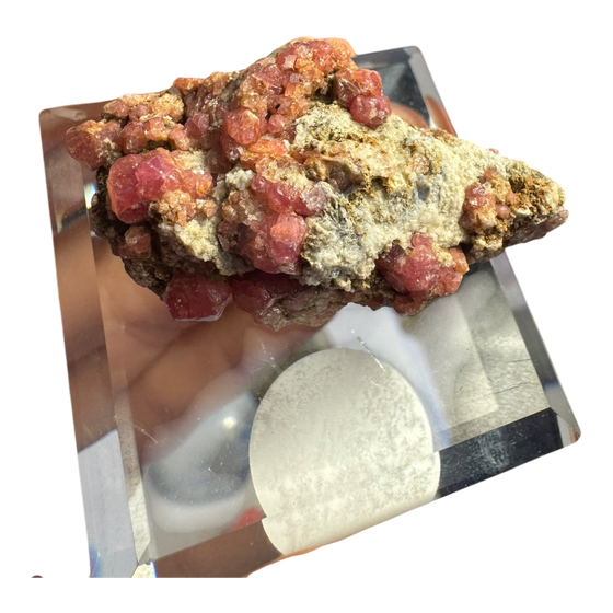 Raspberry Garnet Specimen