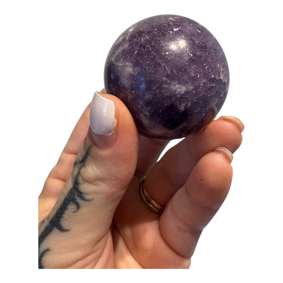 Lepidolite Sphere