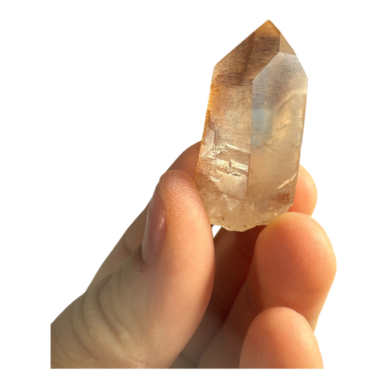 *High Quality* Peach/Mauve Quartz Points