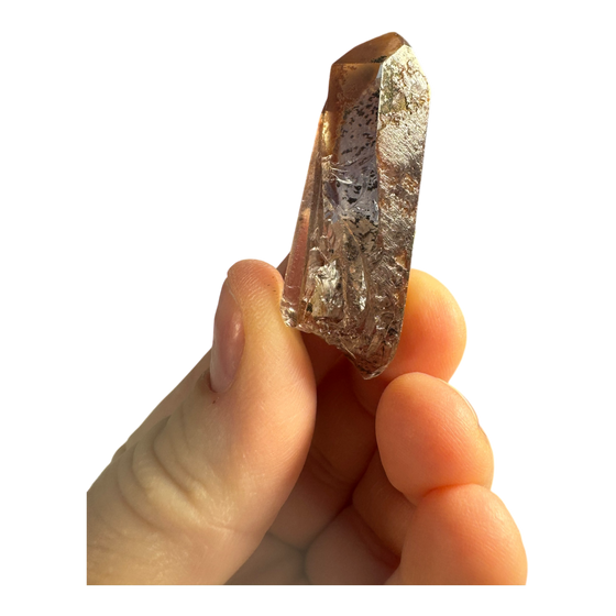 *High Quality* Peach/Mauve Quartz Points