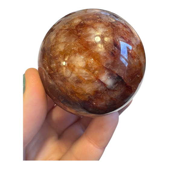 Fire Quartz Sphere