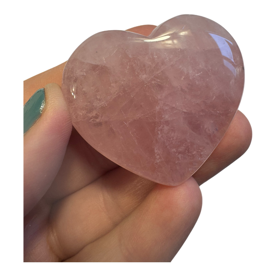 Rose Quartz Heart