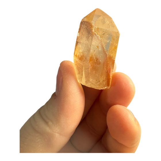 *High Quality* Peach/Mauve Quartz Points