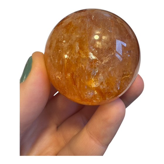 Fire Quartz Sphere