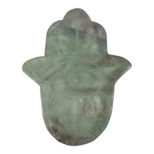  Fluorite Hamsa Hand Carving