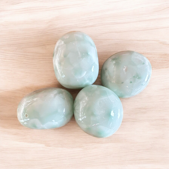 Green Angelite Tumbled