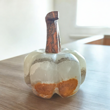  Calcite Pumpkins with Marble Stem