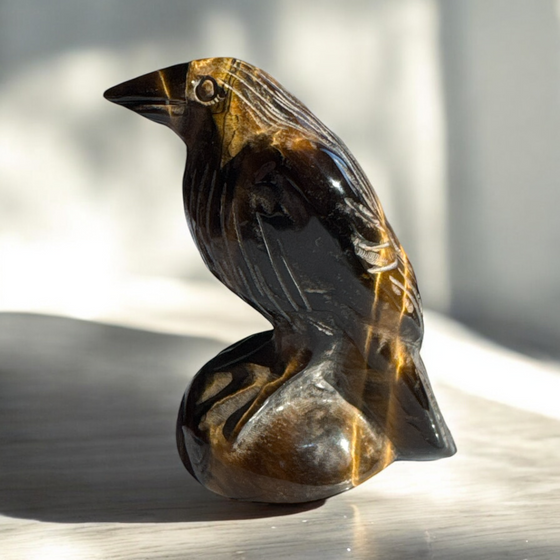 Raven Carving