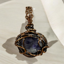  Fluorite Wire Wrapped Pendant