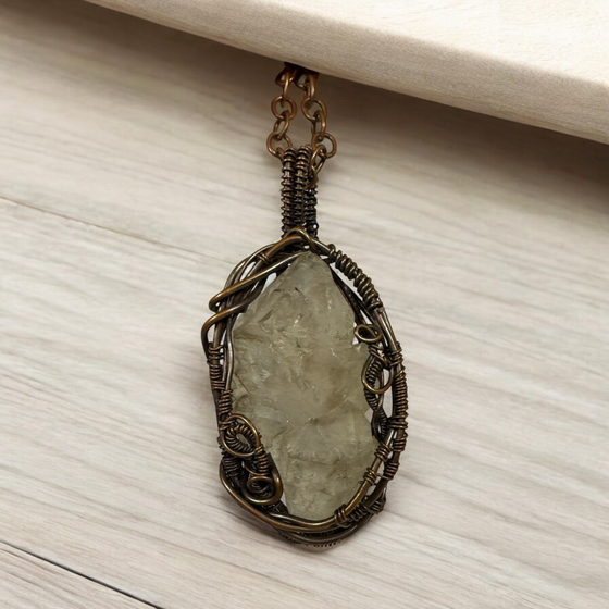 Wire Wrapped Smoky Quartz Elestial