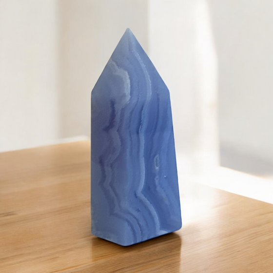 Blue Lace Agate Tower