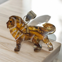  Amber Lion Pendant