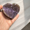 Amethyst Clusters Heart