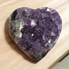 Amethyst Clusters Heart