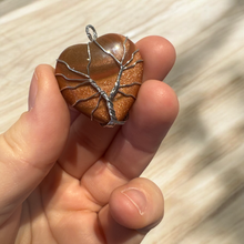  Silver Wire Wrapped Heart Pendant