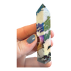 Aura Black Zebra Calcite Tower