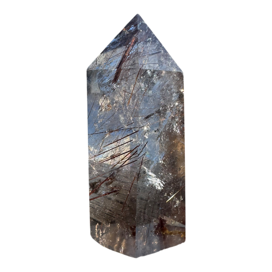Golden Rutile (Rutilated Quartz) Tower
