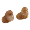 Golden Rutile (Rutilated Quartz) Heart