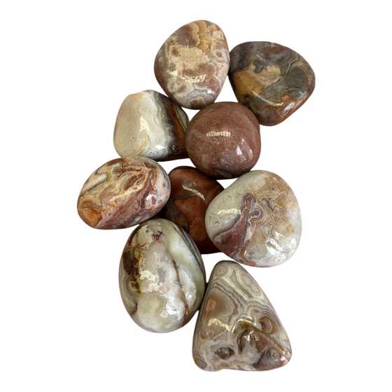 Crazy Lace Agate Tumbled