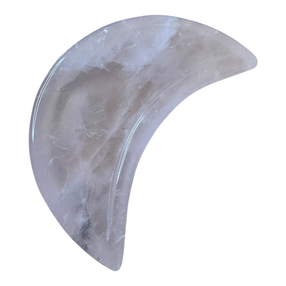 Rose Quartz Moon Bowl