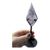 Amethyst Diamond in Stand