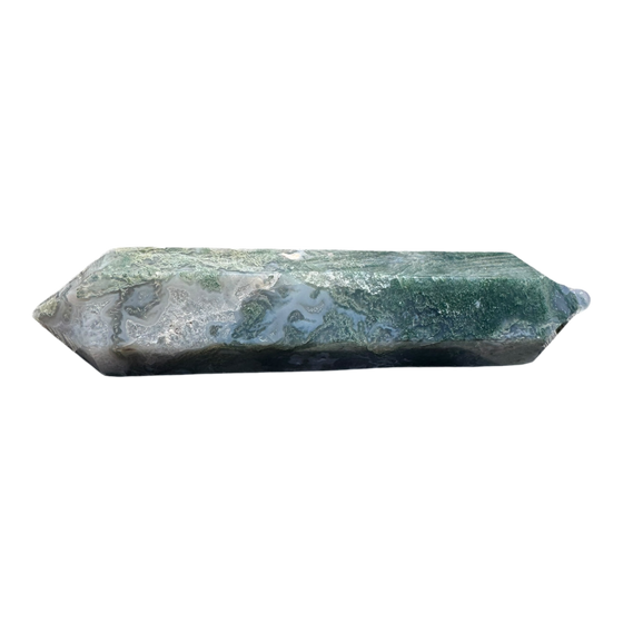 Double Terminated Moss Agate