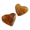 Golden Rutile (Rutilated Quartz) Heart