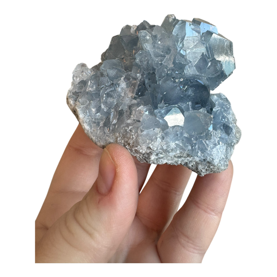 Celestine Raw Cluster