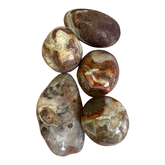 Crazy Lace Agate Tumbled