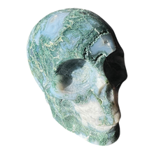  Moss Agate Skull