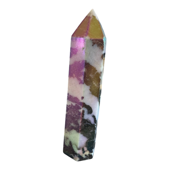 Aura Black Zebra Calcite Tower