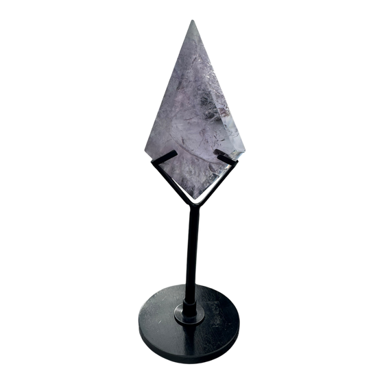 Amethyst Diamond in Stand