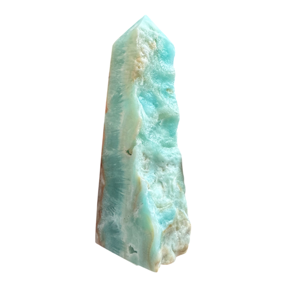 Blue Aragonite Raw Tower