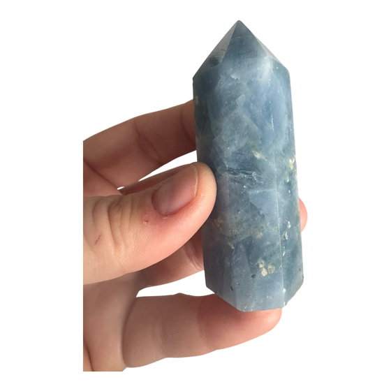 Blue Calcite Tower