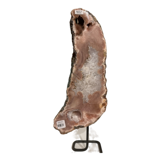 Rose Amethyst Statement w/stand