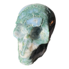 Moss Agate Skull