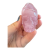 Rose Quartz Skull with Wings