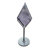 Amethyst Diamond in Stand
