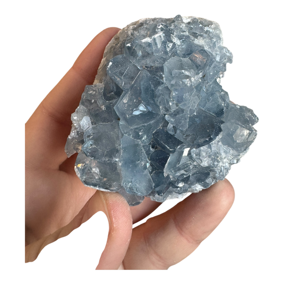 Celestine Raw Cluster