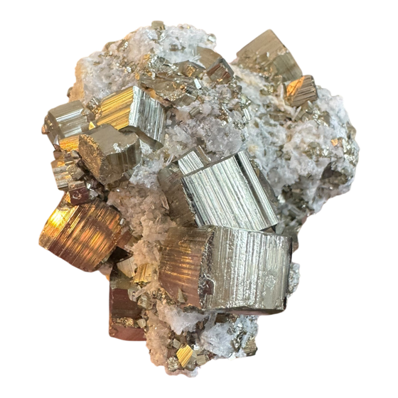 Quartz with Pyrite Specimen