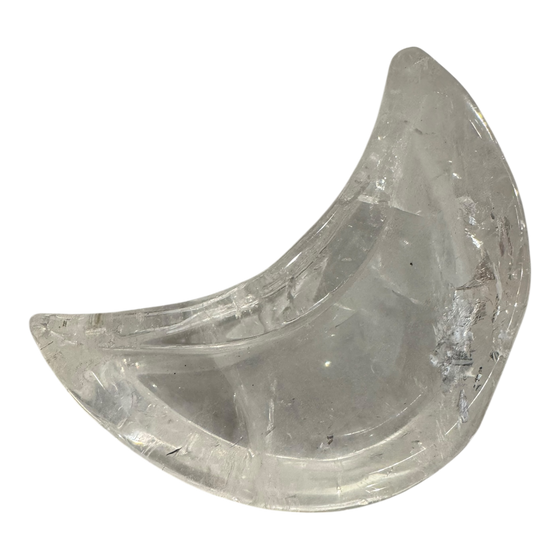 Clear Quartz Moon Bowl