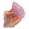 Rose Quartz Skull with Wings